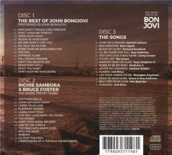 3CD Various: The Many Faces Of Bon Jovi DIGI 22777