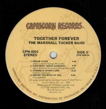 LP The Marshall Tucker Band: Together Forever 603383