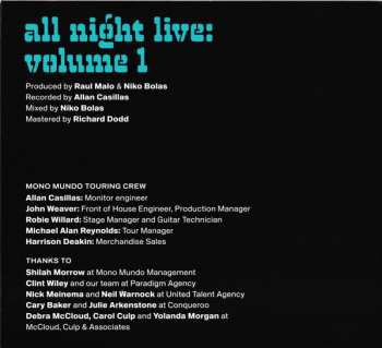 CD The Mavericks: All Night Live Vol. 1 641410