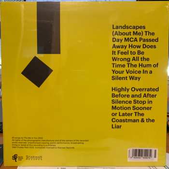 LP The Me In You: How Does It Feel To Be Wrong All The Time CLR | LTD 555075