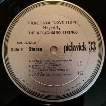 LP The Melachrino Strings: Theme From "Love Story" Played By The Melachrino Strings 641929