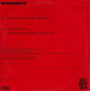 LP The Members: Going West (Dub Version) 585511