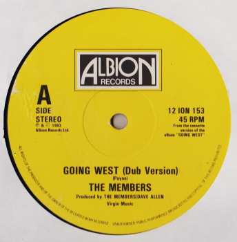 LP The Members: Going West (Dub Version) 585511