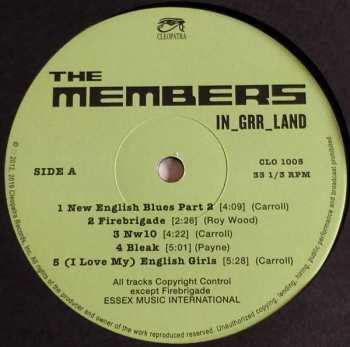 LP The Members: In_Grr_Land LTD 88872