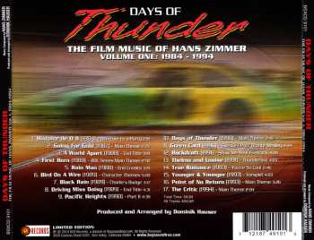 CD The Meridian Studio Orchestra: Days Of Thunder - The Film Music Of Hans Zimmer, Volume One: 1984 - 1994 LTD 191494