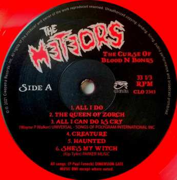 LP The Meteors: The Curse Of Blood N Bones CLR | LTD 652881