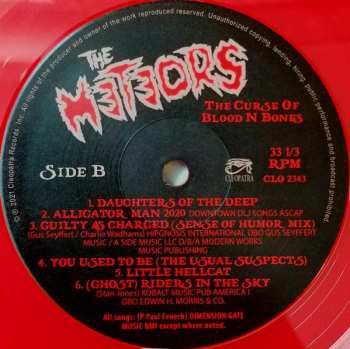 LP The Meteors: The Curse Of Blood N Bones CLR | LTD 652881