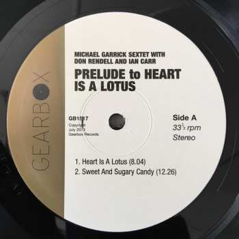 LP The Michael Garrick Sextet: Prelude To Heart Is A Lotus 308304