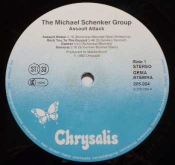 LP The Michael Schenker Group: Assault Attack 656258