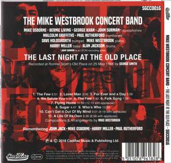 CD The Mike Westbrook Concert Band: The Last Night At The Old Place  551875