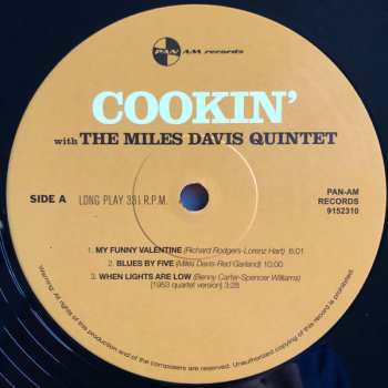 LP The Miles Davis Quintet: Cookin’ 357802