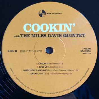 LP The Miles Davis Quintet: Cookin’ 357802