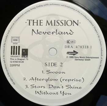 2LP The Mission: Neverland LTD | NUM 651683