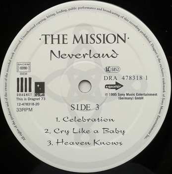 2LP The Mission: Neverland LTD | NUM 651683