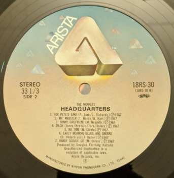 LP The Monkees: Headquarters 571138