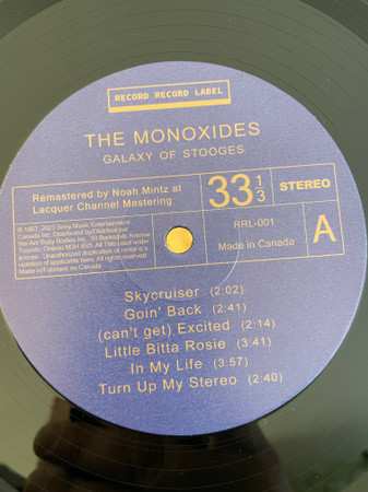 LP The Monoxides: Galaxy Of Stooges LTD 514496