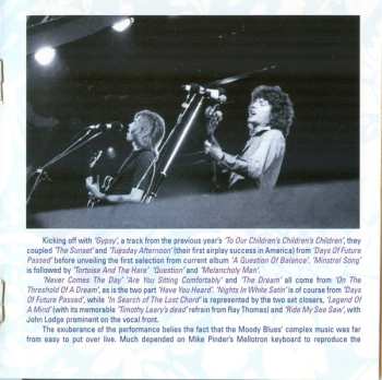 CD The Moody Blues: Live At The Isle Of Wight Festival 584388