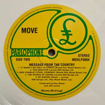 LP The Move: Message From The Country CLR | LTD | NUM 567873