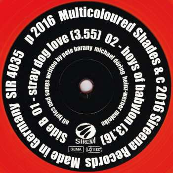 LP The Multicoloured Shades: The Lost Tapes LTD 82822