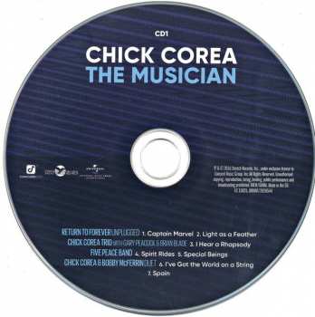 3CD Chick Corea: The Musician 24441