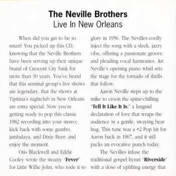 CD The Neville Brothers: Live In New Orleans 580195