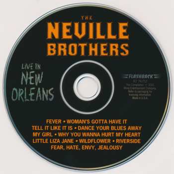 CD The Neville Brothers: Live In New Orleans 580195