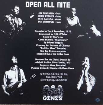 CD The Nighthawks: Open All Nite 640345