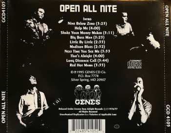 CD The Nighthawks: Open All Nite 640345