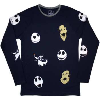 Merch The Nightmare Before Christmas: Long Sleeve Tričko Character Heads