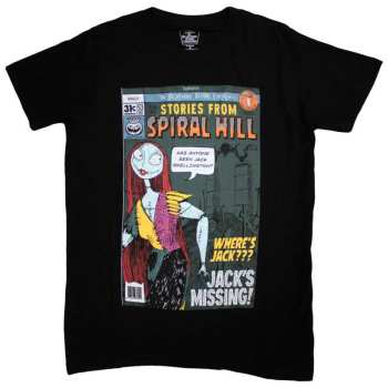 Merch The Nightmare Before Christmas: The Nightmare Before Christmas Unisex T-shirt: Spiral Hill Sally (large) L