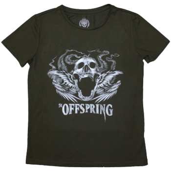 Merch The Offspring: Dámské Tričko Feathered Winged Skull