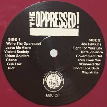 LP The Oppressed: Oi! Oi! Music! CLR | LTD 576313