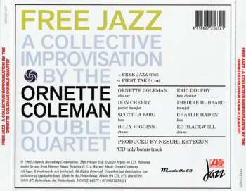 CD The Ornette Coleman Double Quartet: Free Jazz 615995