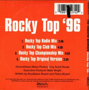 CD The Osborne Brothers: Rocky Top '96 652410