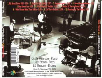 CD The Oscar Peterson Trio: Live At CBC Studios, 1960 613360