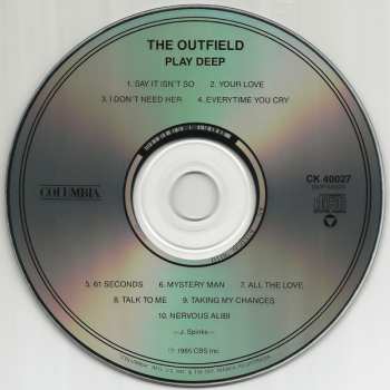 CD The Outfield: Play Deep 590077