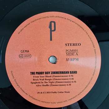 LP The Paddy Boy Zimmermann Band: The Paddy Boy Zimmermann Band 625558