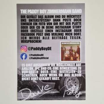 LP The Paddy Boy Zimmermann Band: The Paddy Boy Zimmermann Band 625558