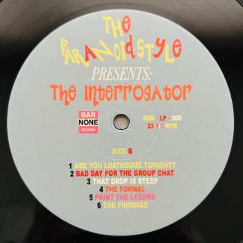 LP The Paranoid Style: The Interrogator 581755