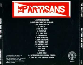 CD The Partisans: The Time Was Right 451450