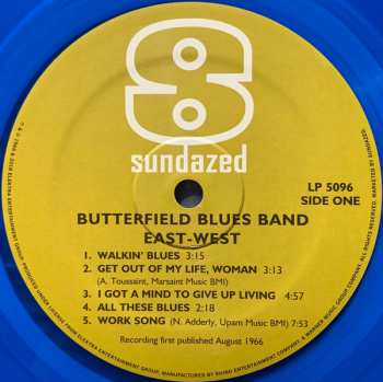 LP The Paul Butterfield Blues Band: East-West CLR 570040