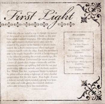 CD The Pax Trio: First Light 267035