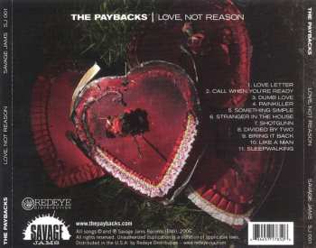 CD The Paybacks: Love, Not Reason 593934