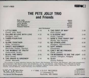 CD The Pete Jolly Trio: The Pete Jolly Trio  And Friends 615520