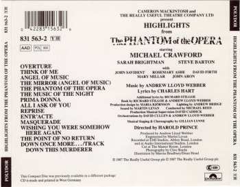 CD Sarah Brightman: Highlights From The Phantom Of The Opera 431574