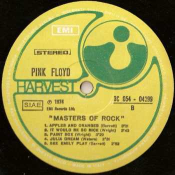 LP Pink Floyd: Masters Of Rock 653398