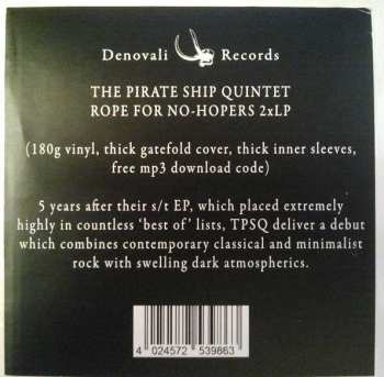 2LP The Pirate Ship Quintet: Rope For No-Hopers LTD 144306