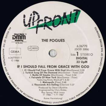 LP The Pogues: If I Should Fall From Grace With God 641144