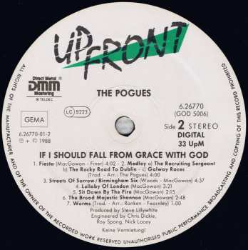 LP The Pogues: If I Should Fall From Grace With God 641144