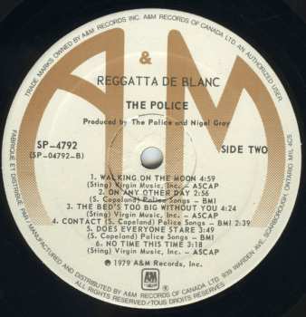 LP The Police: Reggatta De Blanc 655660